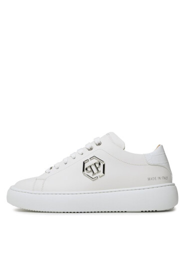 PHILIPP PLEIN Сникърси Hexagon SACS MSC3810 PLE075N White/White - Mera.bg