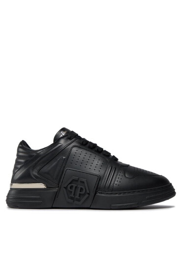 PHILIPP PLEIN Сникърси Leather Lo-Top Sneakers AACS MSC3843 PLE075N Черен - Mera.bg