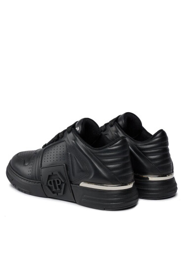 PHILIPP PLEIN Сникърси Leather Lo-Top Sneakers AACS MSC3843 PLE075N Черен - Mera.bg