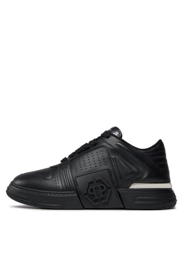 PHILIPP PLEIN Сникърси Leather Lo-Top Sneakers AACS MSC3843 PLE075N Черен - Mera.bg