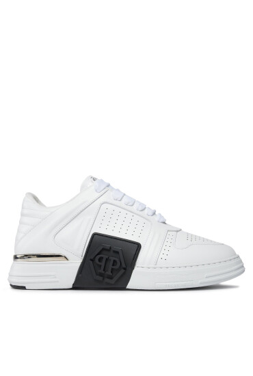 PHILIPP PLEIN Сникърси Leather Lo-Top Sneakers AACS MSC3843 PLE075N Бял - Mera.bg