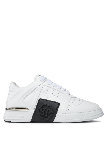PHILIPP PLEIN Сникърси Leather Lo-Top Sneakers AACS MSC3843 PLE075N Бял - Mera.bg