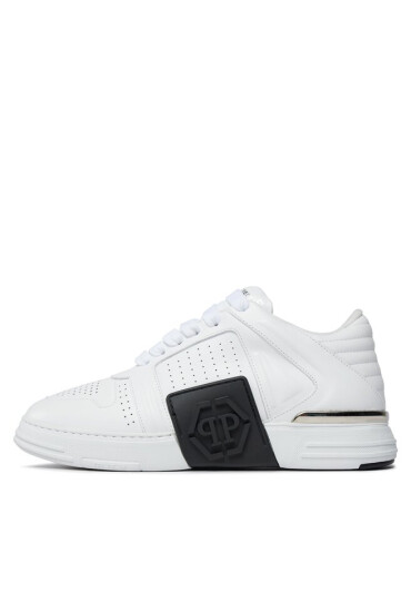 PHILIPP PLEIN Сникърси Leather Lo-Top Sneakers AACS MSC3843 PLE075N Бял - Mera.bg
