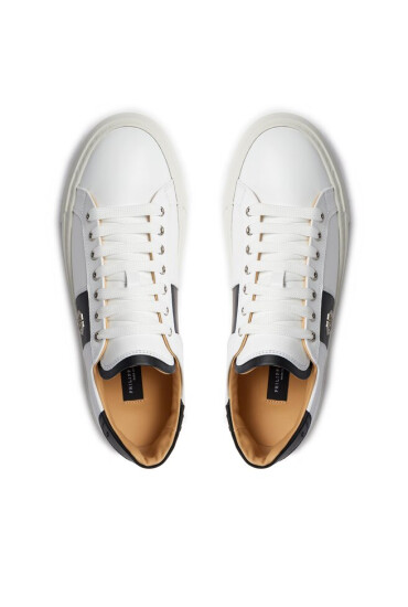 PHILIPP PLEIN Сникърси Leather Lo-Top Sneakers Hexagon AACS MSC3905 PLE075N Бял - Mera.bg