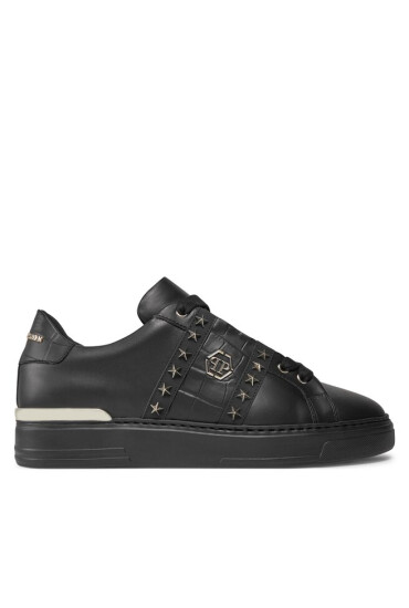 PHILIPP PLEIN Сникърси Lo-Top Sneaker FACS USC0502 PCO008N Black/Black 0202 - Mera.bg