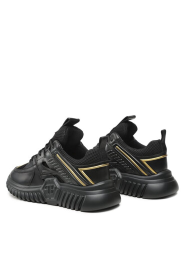 PHILIPP PLEIN Сникърси Runner Sneakers Supersonic SACS USC0405 PLE075N Black/Light Gold 0293 - Mera.bg