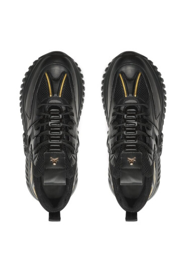 PHILIPP PLEIN Сникърси Runner Sneakers Supersonic SACS USC0405 PLE075N Black/Light Gold 0293 - Mera.bg