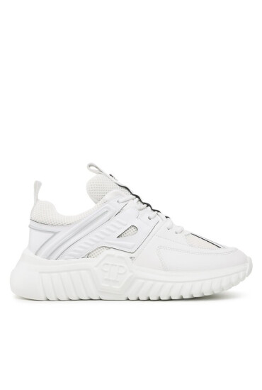 PHILIPP PLEIN Сникърси Runner Sneakers Supersonic SACS USC0405 PLE075N White/Nickel 0191 - Mera.bg