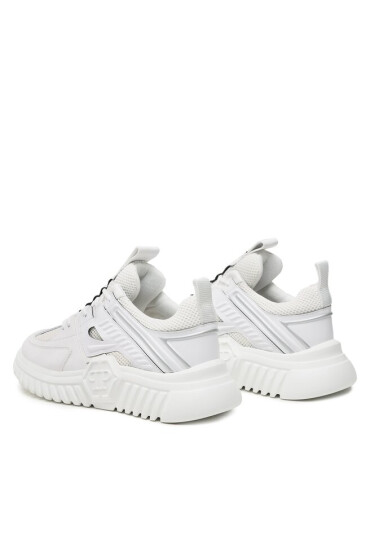 PHILIPP PLEIN Сникърси Runner Sneakers Supersonic SACS USC0405 PLE075N White/Nickel 0191 - Mera.bg