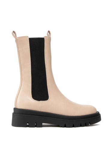 Pieces Боти тип челси Pctia Chelsea Boot 17124312 Бежов - Mera.bg