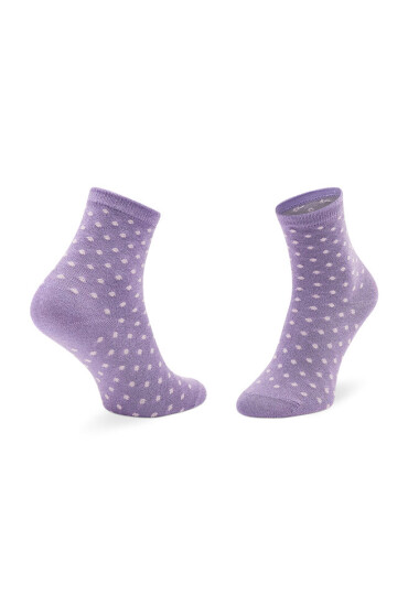 Pieces Чорапи дълги детски Sebby Glitter 17094859 Purple Rose - Mera.bg