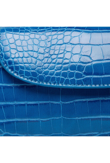 Pieces Дамска чанта Pcanitta Croco Cross Body 17131101 Blue Aster - Mera.bg