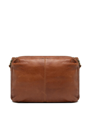 Pieces Дамска чанта Pcnaina Leather Cross Body Fc Noos 17063358 Кафяв - Mera.bg