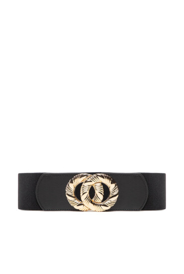 Pieces Дамски колан Pcaura Elastic Waist Belt 17131077 Черен - Mera.bg