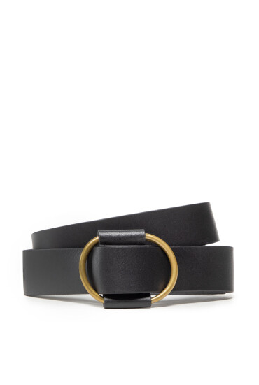 Pieces Дамски колан Pcpilja Leather Jeans Belt Noos 17076887 Черен - Mera.bg