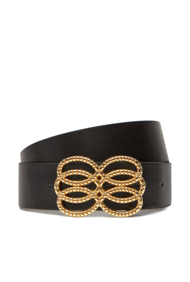 Pieces Дамски колан Pctunja Wide Jeans Belt 17158014 Черен - Mera.bg