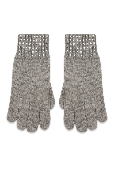 Pieces Дамски ръкавици Alana 17130441 Medium Grey Melange - Mera.bg