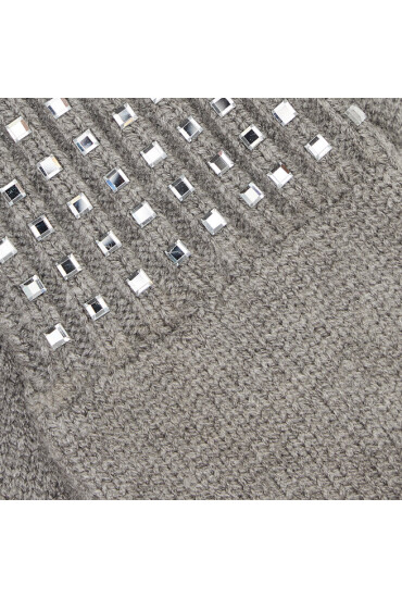 Pieces Дамски ръкавици Alana 17130441 Medium Grey Melange - Mera.bg