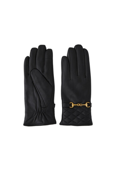 Pieces Дамски ръкавици Nofia 17128435 Black - Mera.bg