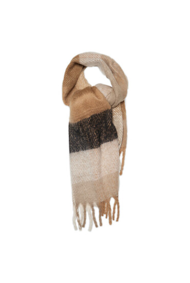 Pieces Шал Addison 17130176 Indian Tan - Mera.bg