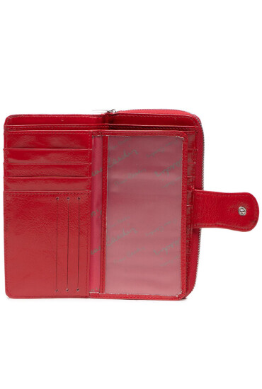 Pierre Cardin Голям дамски портфейл 01 LINE 116 Червен - Mera.bg