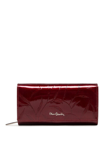 Pierre Cardin Голям дамски портфейл 02 Leaf 106 Бордо - Mera.bg