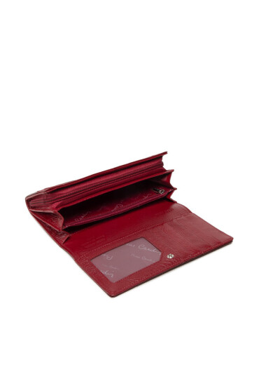 Pierre Cardin Голям дамски портфейл 02 Leaf 106 Бордо - Mera.bg