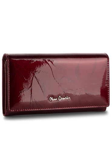 Pierre Cardin Голям дамски портфейл 02 LEAF 114 Bordo 19152 - Mera.bg