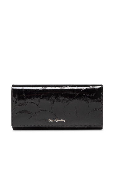 Pierre Cardin Голям дамски портфейл 02 LEAF 122 Черен - Mera.bg