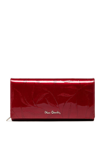 Pierre Cardin Голям дамски портфейл 02 LEAF 122 Червен - Mera.bg
