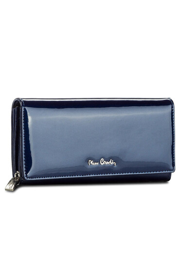 Pierre Cardin Голям дамски портфейл 05 LINE 106 Тъмносин - Mera.bg