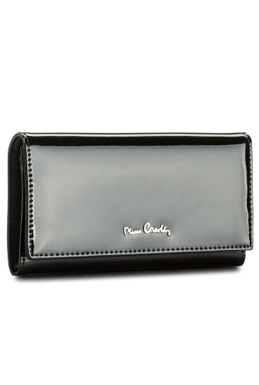 Pierre Cardin Голям дамски портфейл 05 LINE 114 Черен - Mera.bg