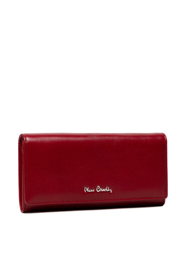 Pierre Cardin Голям дамски портфейл 06 ITALY 100 Червен - Mera.bg