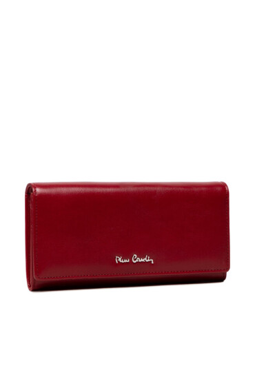 Pierre Cardin Голям дамски портфейл 06 ITALY 100 Червен - Mera.bg