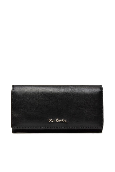 Pierre Cardin Голям дамски портфейл 06 ITALY 102 Черен - Mera.bg