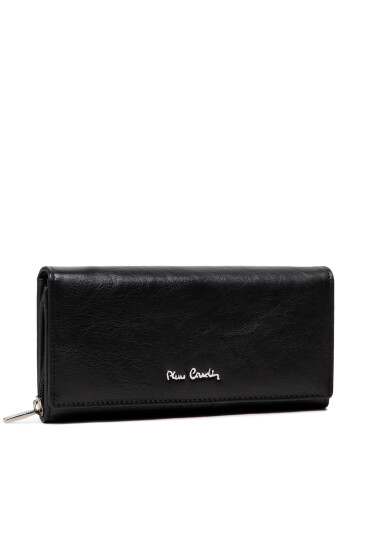 Pierre Cardin Голям дамски портфейл 06 ITALY 106 Черен - Mera.bg