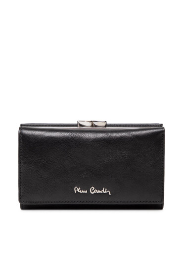 Pierre Cardin Голям дамски портфейл 06 ITALY 108 Черен - Mera.bg
