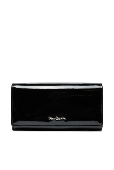 Pierre Cardin Голям дамски портфейл 07 SHINY 106 Черен - Mera.bg