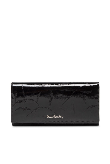 Pierre Cardin Голям дамски портфейл 02 LEAF 122 Черен - Mera.bg