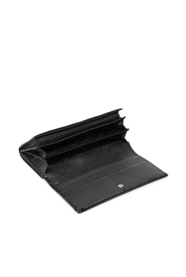 Pierre Cardin Голям дамски портфейл 02 LEAF 122 Черен - Mera.bg