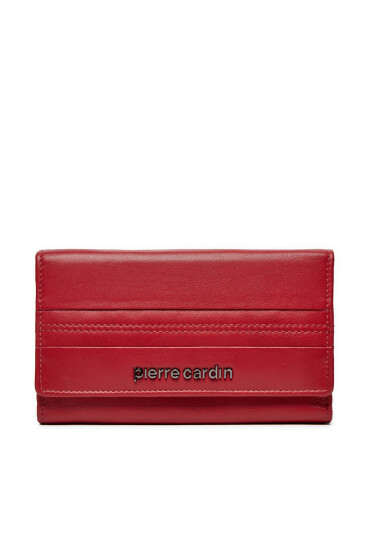 Pierre Cardin Голям дамски портфейл TILAK130 Червен - Mera.bg