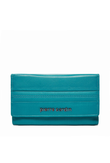 Pierre Cardin Голям дамски портфейл TILAK130 Електриков - Mera.bg