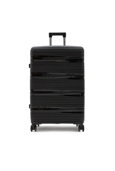 Pierre Cardin Голям куфар 1108 JOY07-28 Черен - Mera.bg