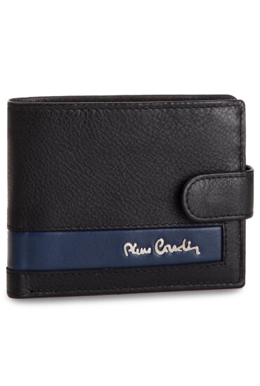 Pierre Cardin Голям мъжки портфейл TILAK26 323A Black/Blue - Mera.bg
