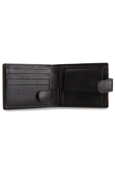 Pierre Cardin Голям мъжки портфейл TILAK26 323A Black/Red - Mera.bg