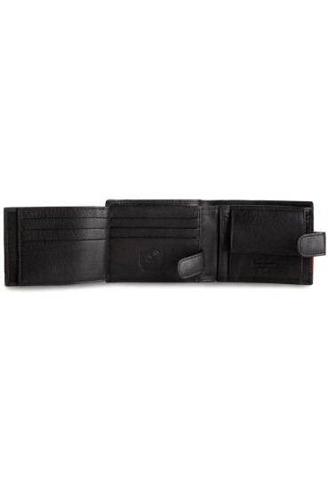 Pierre Cardin Голям мъжки портфейл TILAK26 323A Black/Red - Mera.bg