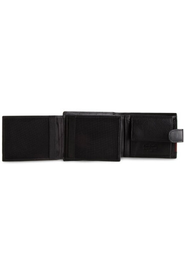 Pierre Cardin Голям мъжки портфейл TILAK26 323A Black/Red - Mera.bg