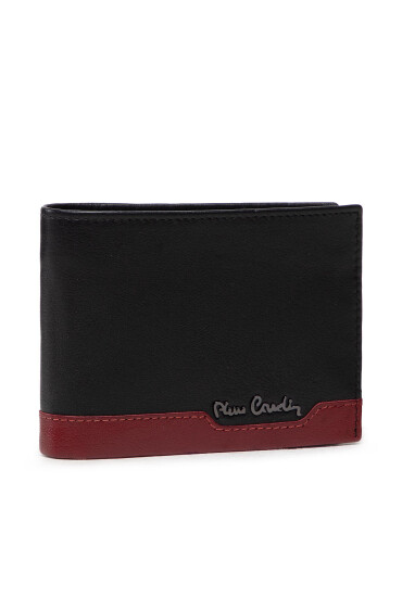 Pierre Cardin Голям мъжки портфейл TILAK37 8806 Czarny/Czerwony - Mera.bg