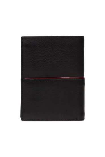 Pierre Cardin Голям мъжки портфейл Tilak38 326 Nero/Rosso - Mera.bg