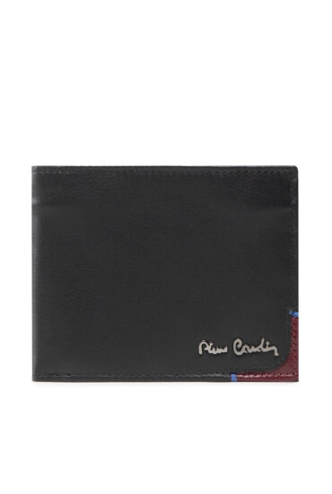 Pierre Cardin Голям мъжки портфейл Tilak75 325 Nero/Rosso - Mera.bg